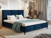 Polsterbett mit Lattenrost 160x200 Trio Dunkelblau