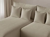 Ecksofa L-Form Links mit Schlaffunktion und Bettkasten Ronni Beige