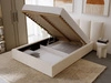 Polsterbett mit Bettkasten und Lattenrost 180x200 Lizbona Beige