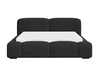 Polsterbett mit Bettkasten und Lattenrost 120x200 Aubi Schwarz