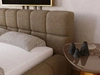 Polsterbett mit Bettkasten und Lattenrost 160x200 Alicante Boucle Braun