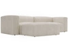 Ecksofa L-Form Links Moderne Cord Ecksofa Landi Beige