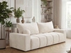 Schlafsofa mit Bettfunktion und Bettkasten Miro Creme