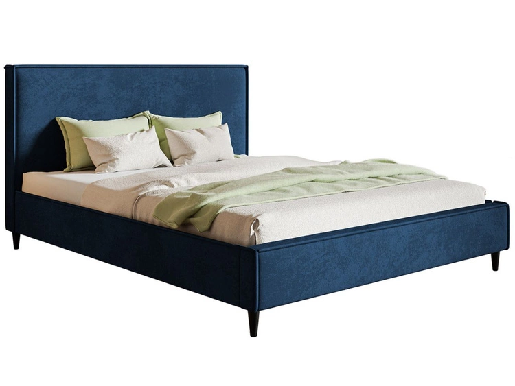 Polsterbett mit Lattenrost 160x200 Grenada Dunkelblau
