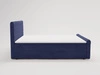 Boxspringbett mit Bettkasten 120x200 Lunaris Blau