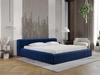 Polsterbett mit Bettkasten und Lattenrost 180x200 Lipari Blau