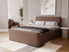Boxspringbett mit Bettkasten 160x200 Osteno Braun