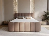 Boxspringbett mit Bettkasten 160x200 Cloud Braun
