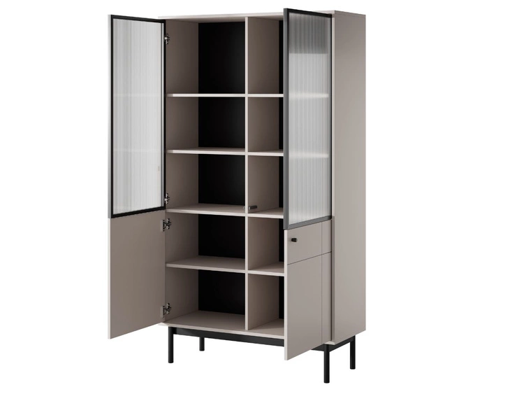 Vitrinenschrank Julio Cashmere
