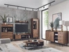 Vitrinenschrank 90 cm Vasa Braun