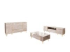 Wohnzimmer-Set im Glamour-Stil Lunelie Kaschmir