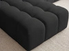 Ecksofa L-Form Links Moderne Ecksofa Loopo Schwarz