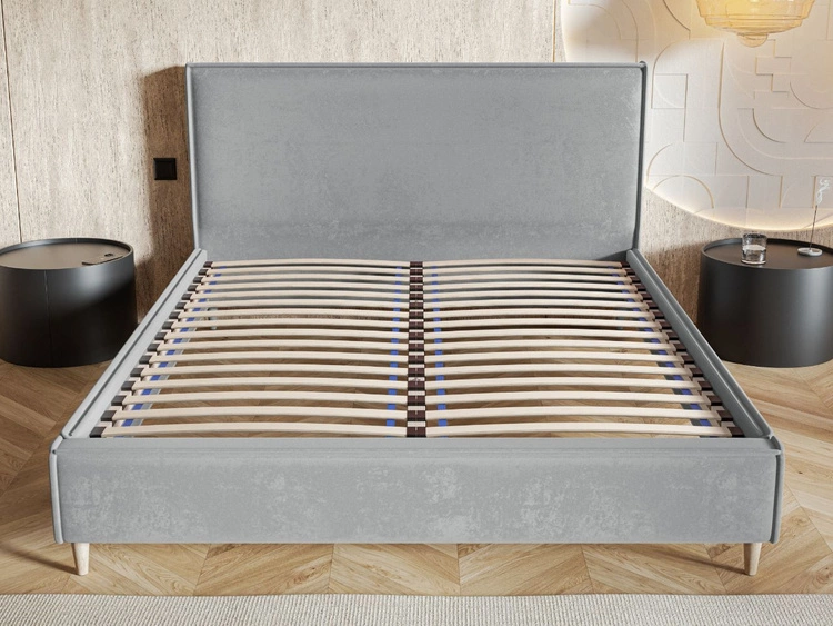 Polsterbett mit Lattenrost 120x200 Grenada Grau