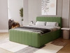 Boxspringbett mit Bettkasten 180x200 Osteno Grün
