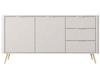 Kommode mit Türen und Schubladen Latina Beige