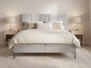 Boxspringbett mit Bettkasten 120x200 Vendi grau