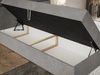 Boxspringbett mit Bettkasten 160x200 Hera Grau