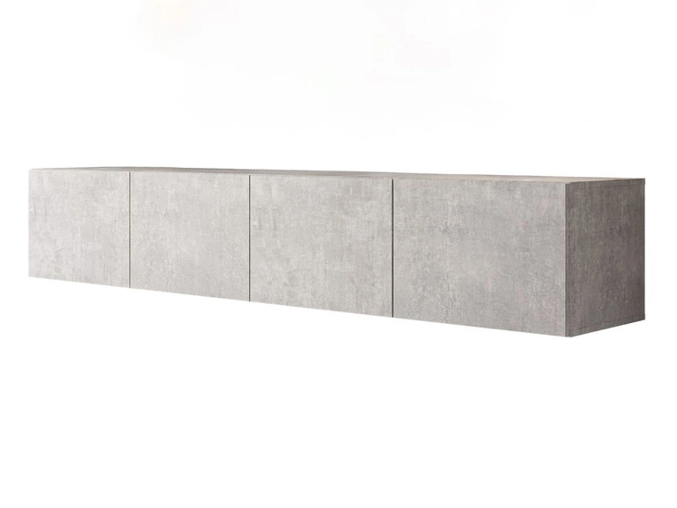 Hängeschrank mit Türen 200 cm Nodoo Beton