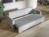 Schlafsofa mit Bettfunktion und Bettkasten Pori Dunkelblau