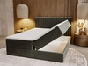 Boxspringbett mit Bettkasten 160x200 Marbella Dunkelgrau