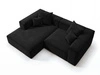 Ecksofa L Links Vellaro Schwarz