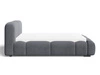 Polsterbett mit Bettkasten und Lattenrost 180x200 Aubi Dunkelgrau