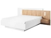 Stilvolles Schlafzimmer-Set Morten Weiß, Goldene Craft Eiche