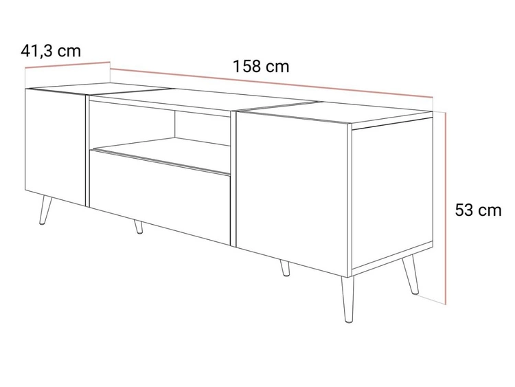 Wohnzimmer-Set im Glamour-Stil Lunelie Kaschmir