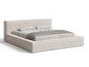 Polsterbett mit Bettkasten und Lattenrost 120x200 Mali Beige