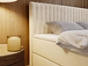 Boxspringbett mit Bettkasten 160x200 Marbella Beige