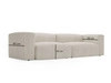 Sofa Moderne Cord Sofa für Wohnzimmer Landi Schwarz