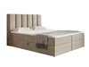 Boxspringbett mit Bettkasten 120x200 Cascada Beige