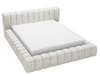 Polsterbett mit Bettkasten und Lattenrost 180x200 Italia Creme