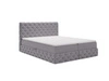 Boxspringbett mit Bettkasten 180x200 Canolo Grau
