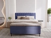 Boxspringbett mit Bettkasten 180x200 Primavera Dunkelblau