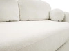 Schlafsofa mit Bettfunktion und Bettkasten Oreo Creme