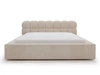 Polsterbett mit Bettkasten und Lattenrost 140x200 Plaza Beige