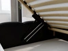 Polsterbett mit Bettkasten und Lattenrost 120x200 Modo Schwarz