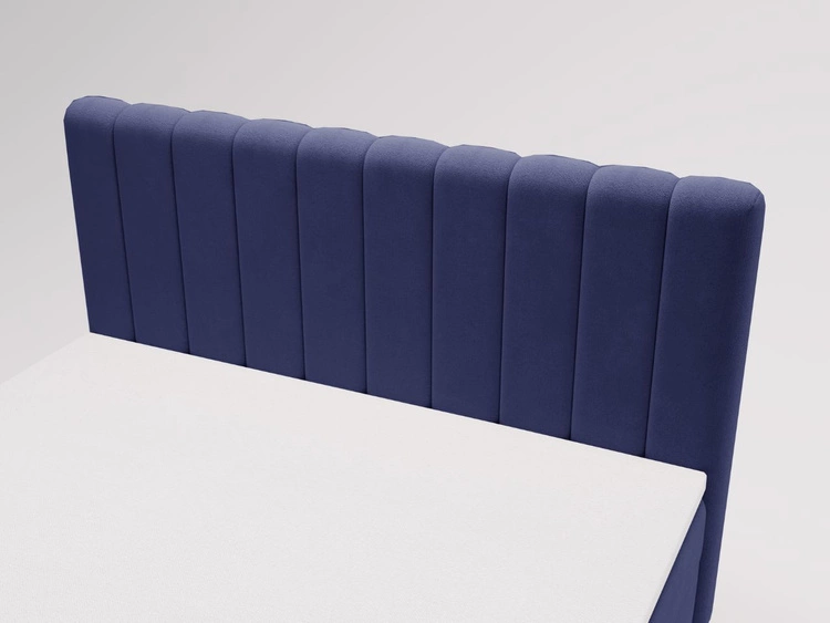 Boxspringbett mit Bettkasten 160x200 Primavera Dunkelblau