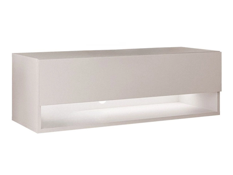 Hänge TV-Schrank 90 cm für Wohnzimmer mit LED-Beleuchtung Aurelie Kaschmir matt
