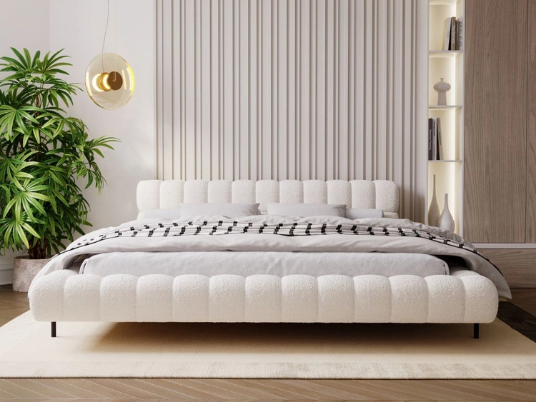 Polsterbett mit Lattenrost 120x200 Imagine Beige