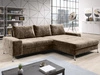 Ecksofa L-Form Rechts mit Schlaffunktion und Bettkasten Tonny Hellbraun