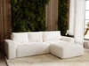 Ecksofa L-Form Rechts mit Schlaffunktion und Bettkasten Portland Creme