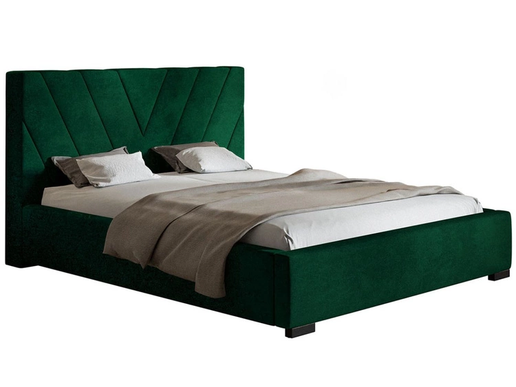 Polsterbett mit Bettkasten und Lattenrost 160x200 Tivoli Dunkelblau