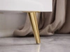TV-Schrank im Glamour-Stil mit Schränken und Schublade Lunelie Weiß Hochglanz