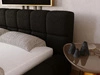 Polsterbett mit Bettkasten und Lattenrost 140x200 Alicante Boucle Schwarz