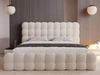 Polsterbett mit Bettkasten und Lattenrost 200x200 Twist Beige