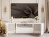 Wohnzimmer-Set im Glamour-Stil Lunelie Weiß Hochglanz