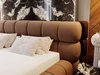 Polsterbett mit Bettkasten und Lattenrost 180x200 Mellow Braun
