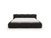 Polsterbett mit Bettkasten und Bettrost 200x200 Sweet Low Schwarz